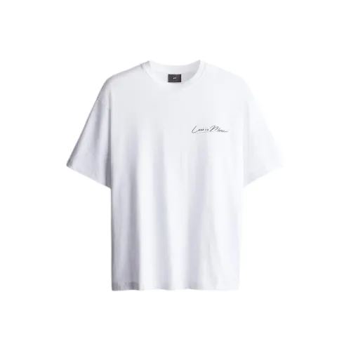 H&M T Shirts Men White