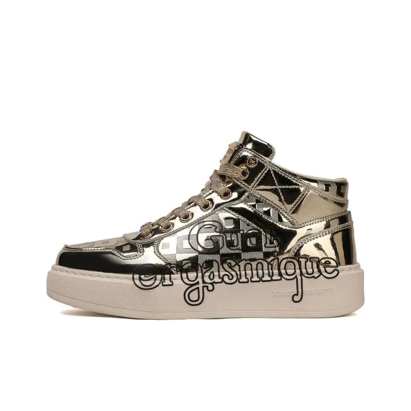 Cool Odd High Top Skateboard Shoes Men's-4