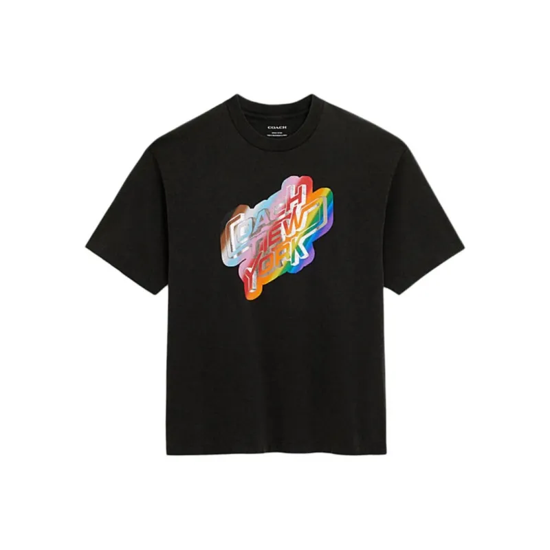 COACH T Shirts Men Black-0