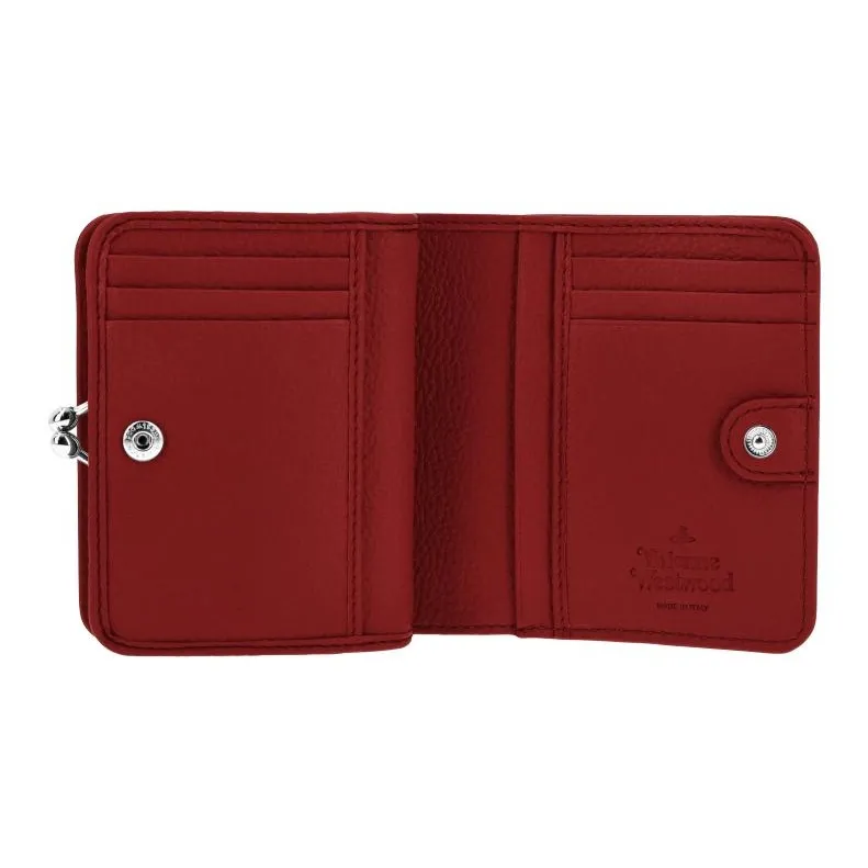 Vivienne Westwood Polyurethane Wallet Women's Red-4