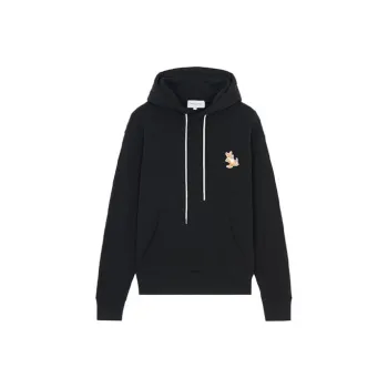 Maison Kitsune Fox Patch Drawstring Hoodie