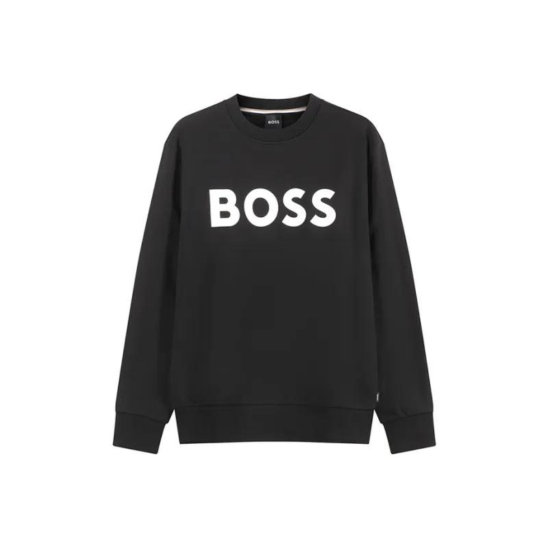 HUGO BOSS Logo Printed Crewneck Sweatshirt-0
