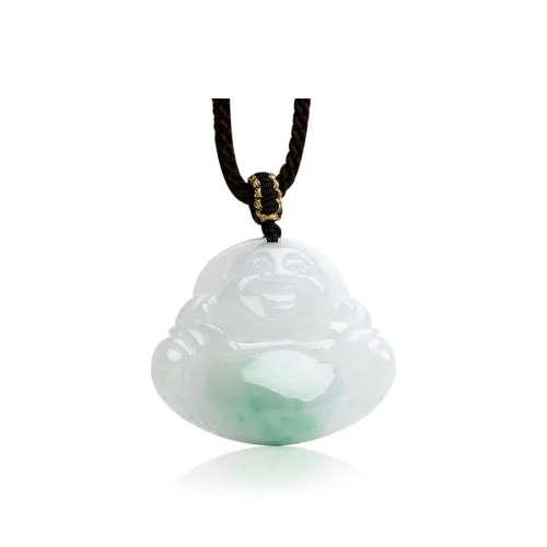 With The Heart Of The Jade Glutinous Jade Necklaces Women's
