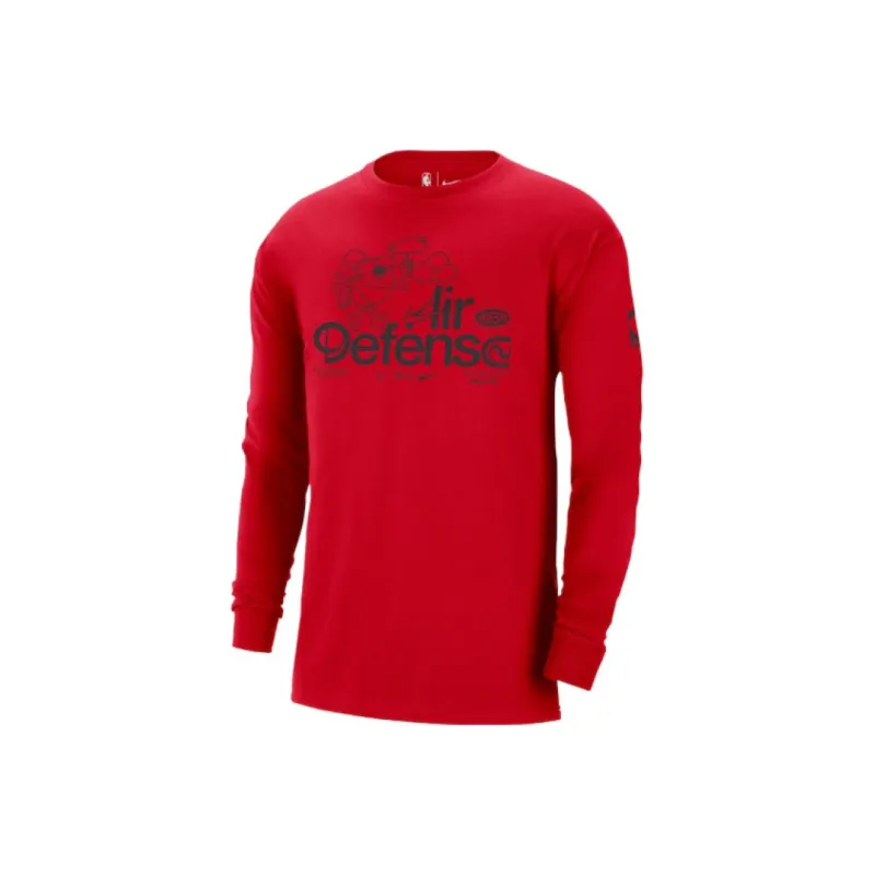 NBA x Nike Chicago Bulls Nike Essential T-Shirt Men's Red-0