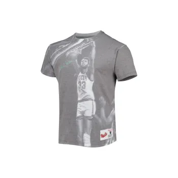 NBA x Mitchell & Ness Milwaukee Bucks Kareem Abdul-Jabbar Heather T-Shirt Men's Gray
