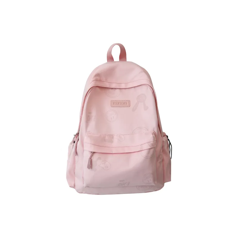 LUVISTRUE Nylon Backpack Regular Unisex Blue/Green/White/Black/Beige/Pink-15
