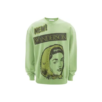 JW Anderson Sweatshirts Men Green
