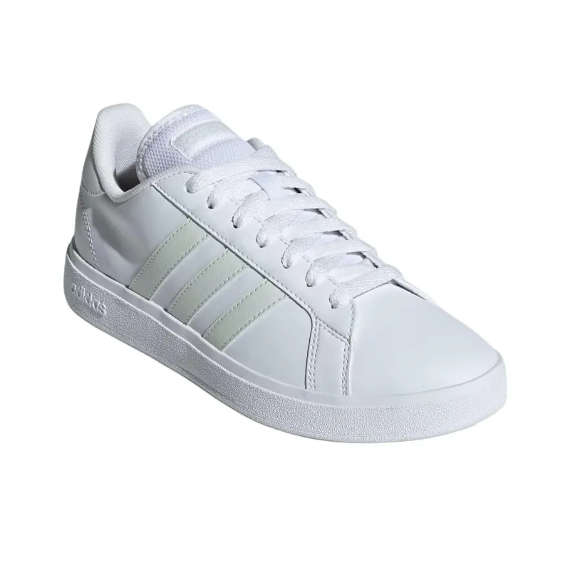 Adidas GRAND COURT Anti Slip Wear Resistant Low Top Skateboard Shoes Women's White-2