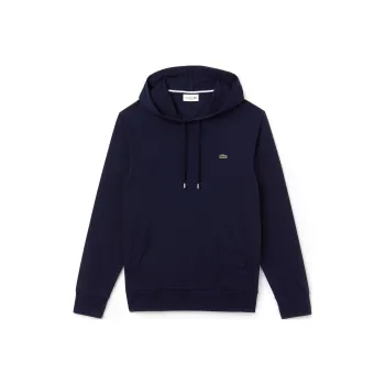 LACOSTE Hooded Cotton T shirt Sweatshirt Men's Blue