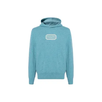 DIOR Logo Patch Long Sleeved Hoodie