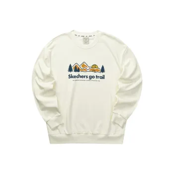 Skechers Sweatshirt Unisex Marshmallow White