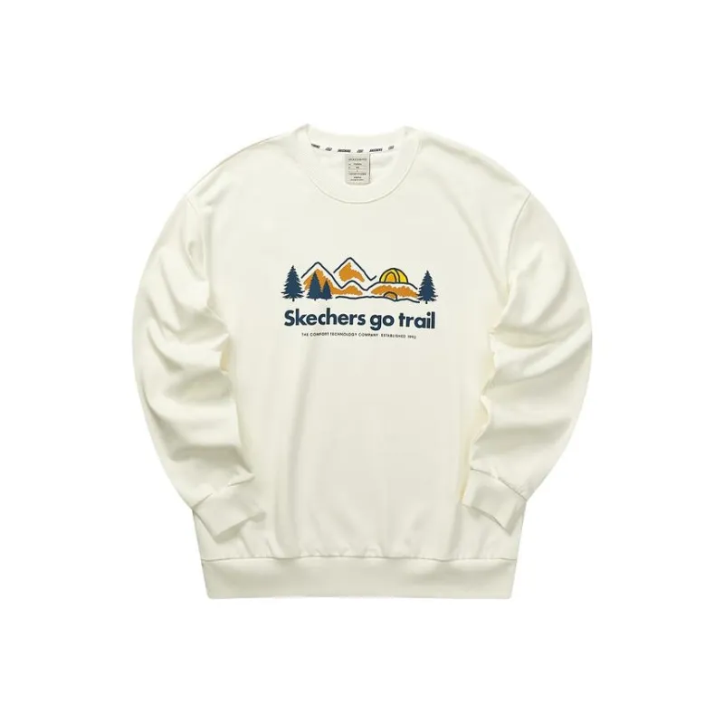Skechers Sweatshirt Unisex Marshmallow White-0