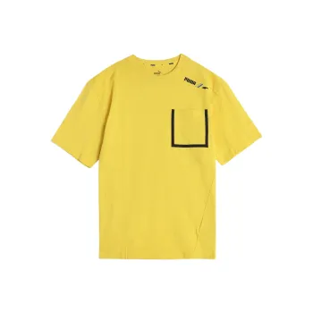PUMA RAD/CALPOCKET T Shirt Men's Yellow