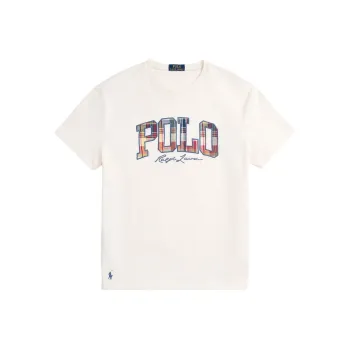 Polo Ralph Lauren T Shirt Men's Nieves Island Ecru