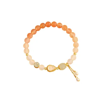 ZHOUBAIFU Agate Jade Bracelets Unisex