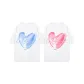 White Graffiti Heart 2 Pack