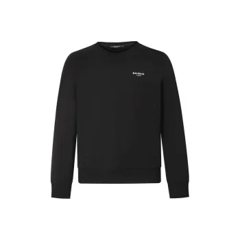 BALMAIN Logo Printed Crewneck Sweatshirt