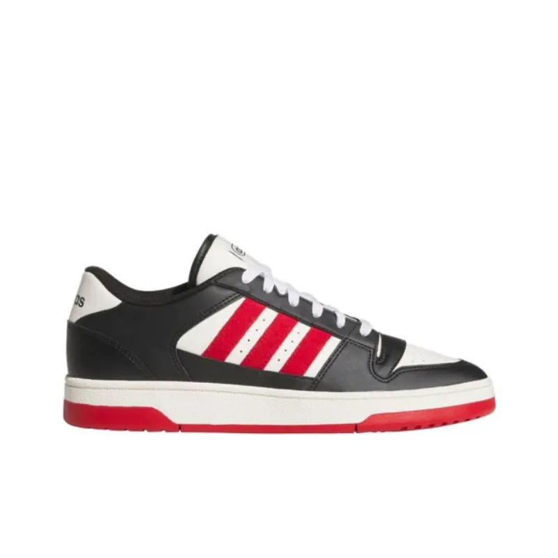 Adidas BREAK START Anti Slip Wear Resistant Low Top Skateboard Shoes Unisex Black Red-1
