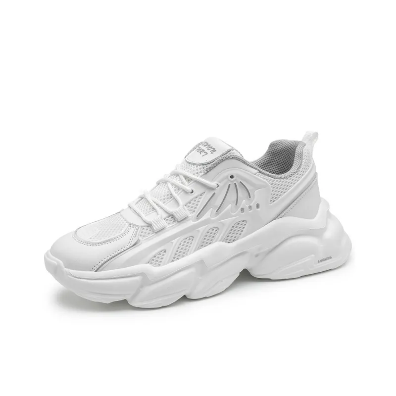 Hong Kong Meng Anti Slip And Wear Resistant Breathable Low Top Chunky Sneakers Men's-9