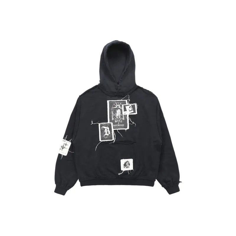 BADBLOOD SS24 Sweatshirt Unisex Black-0