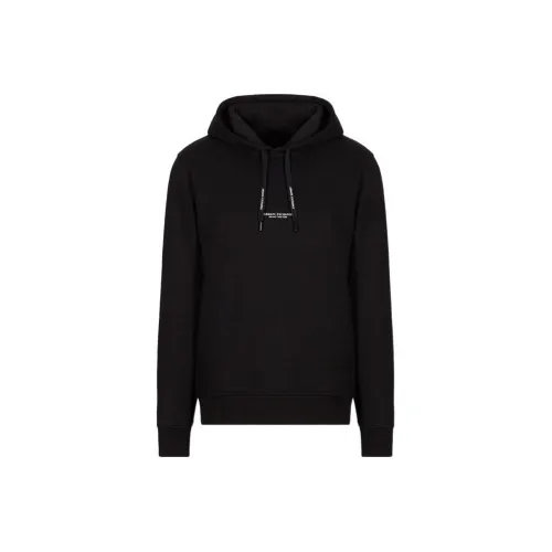 ARMANI EXCHANGE Logo print Drawstring Hoodie