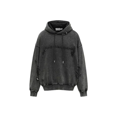 Hla High Heels Ripped Cotton Hoodie