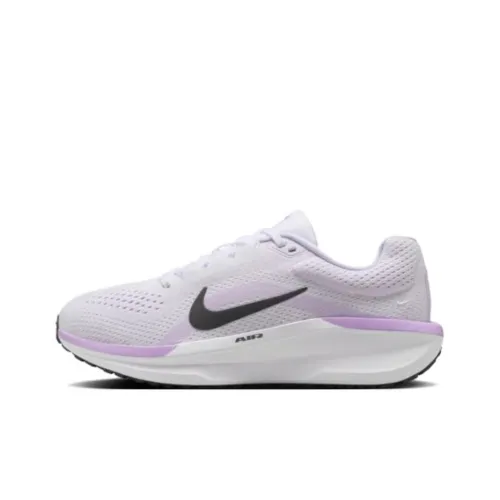 Nike AIR WINFLO 11 Anti Slip Wear Resistant Low Top Casual Running Shoes Women's Gray Purple