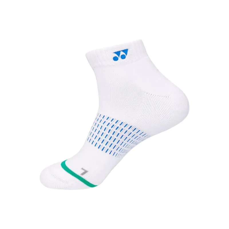 YONEX Ankle Socks Women's 1 Pack White/Turquoise-3