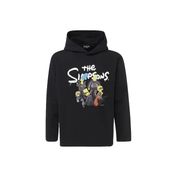 Balenciaga X The Simpsons Women'ss Cropped Hoodie