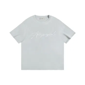 Atry Flower Body LOGO Series T Shirt Unisex Gray