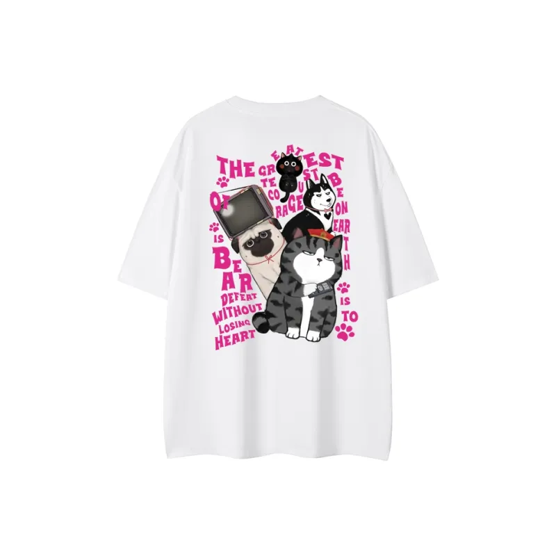 Supremo Cat T Shirts Unisex-0