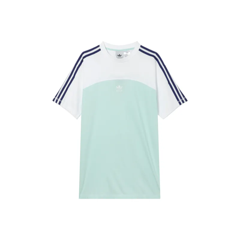 Adidas Originals T Shirt Men's Mint Green/White/Purple-0