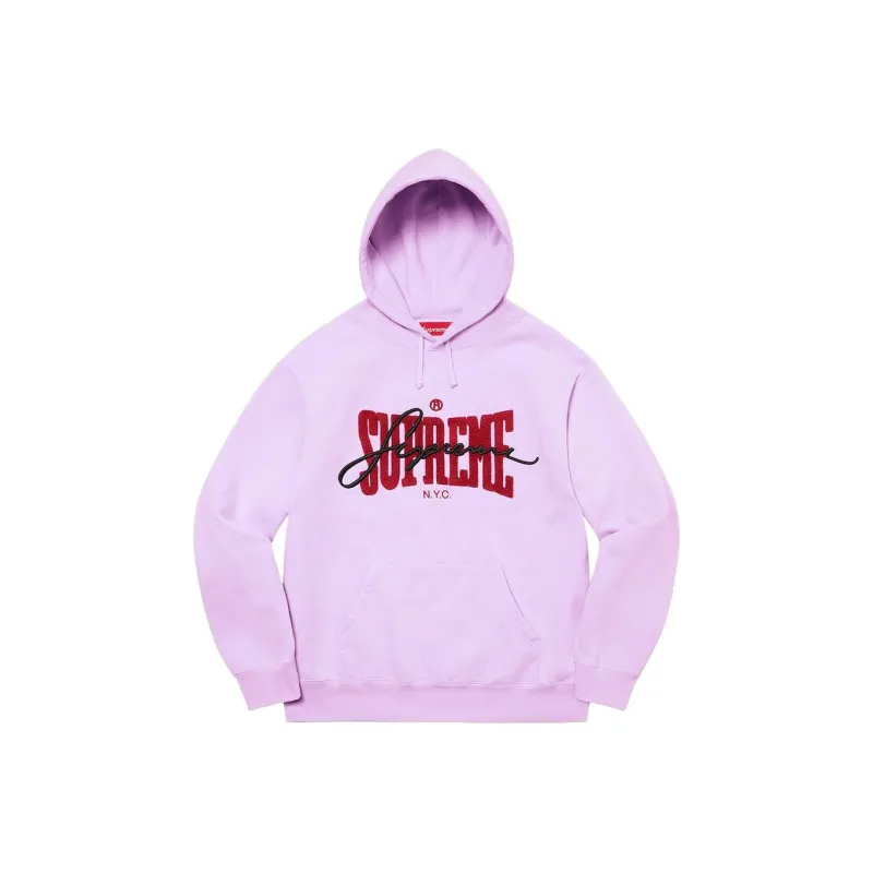 Supreme Embroidered Chenille Hooded Sweatshirt-3
