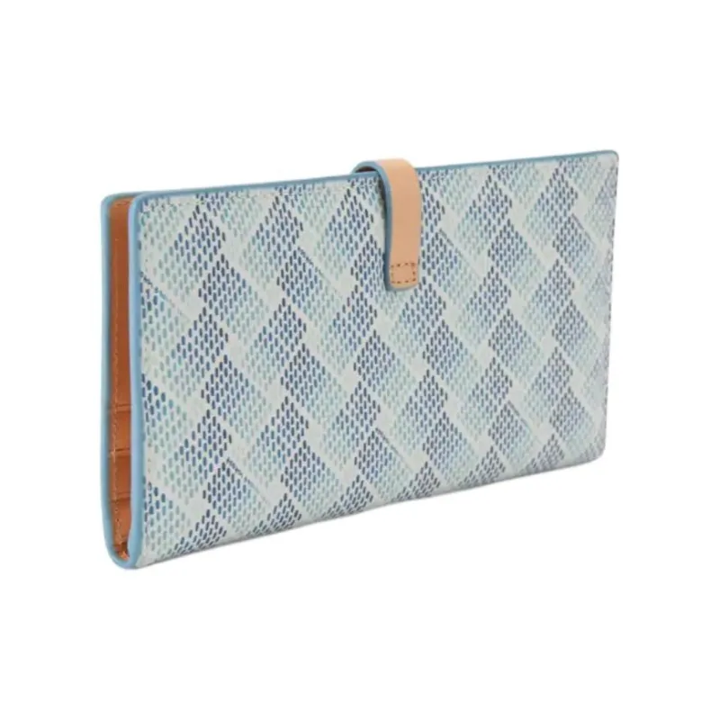 Kurt Geiger London Canvas Wallet Women's Light Blue-2