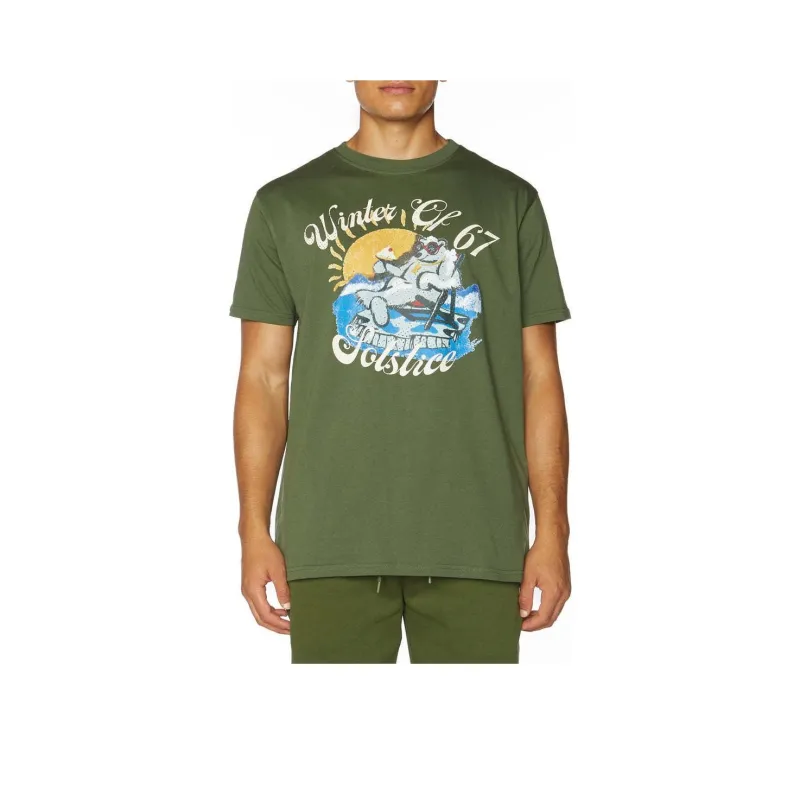 Kappa Authentic Diver T-Shirt T-Shirt Men's Green-0