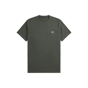 FRED PERRY Laurel Wreath-print Crew-neck T-shirt