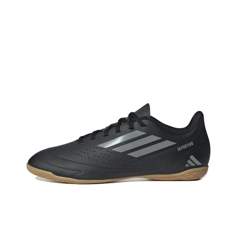 Adidas Deportivo 3 Indoor Anti Slip Wear Resistant Soccer Shoes Men's Black-0