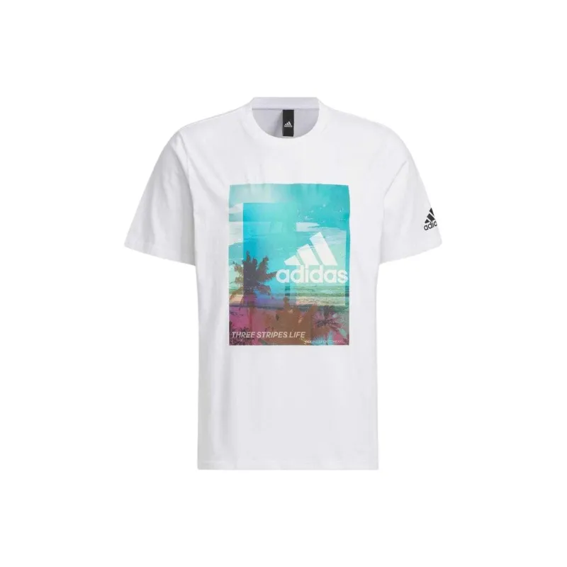 Adidas T-Shirts Men White-0