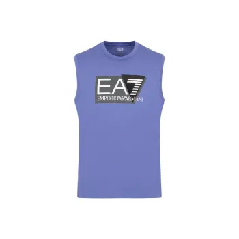 EMPORIO ARMANI EA7 SS24 T Shirt Men's Blue Purple