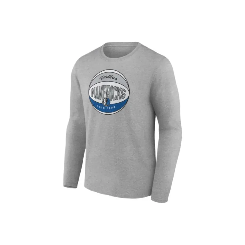NBA Dallas Cowboys T-Shirt Men's Gray/Blue-0