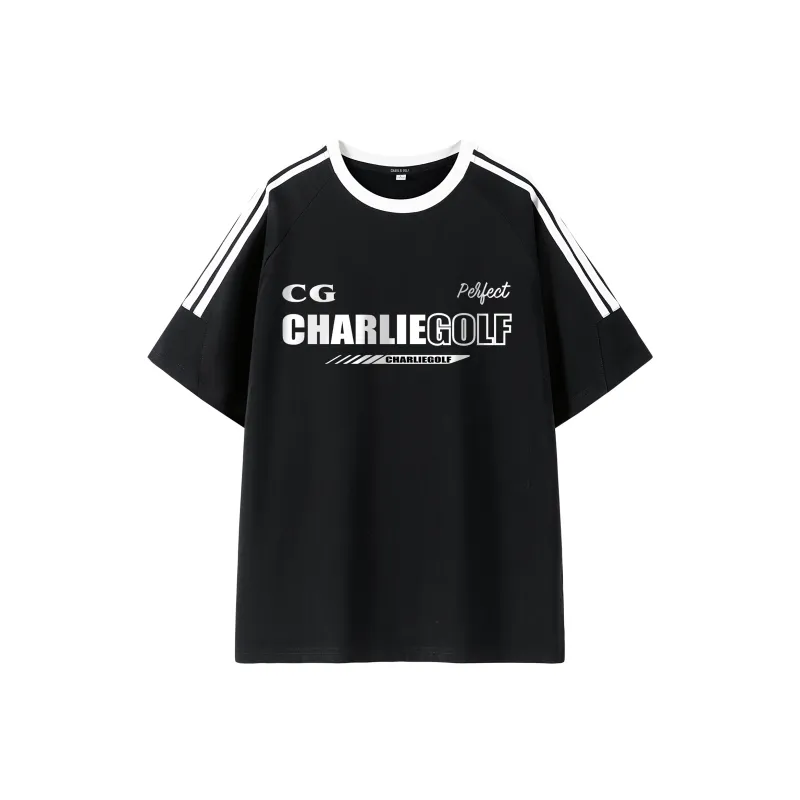 CHARLIE GOLF T Shirt Unisex Black-0