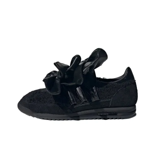 Adidas Originals SL 72 Anti Slip Wear Resistant Low Top Casual Shoes Women's Black
