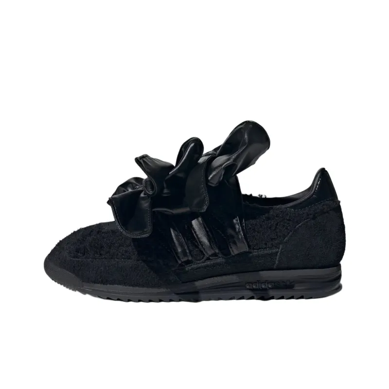Adidas Originals SL 72 Anti Slip Wear Resistant Low Top Casual Shoes Women's Black-0