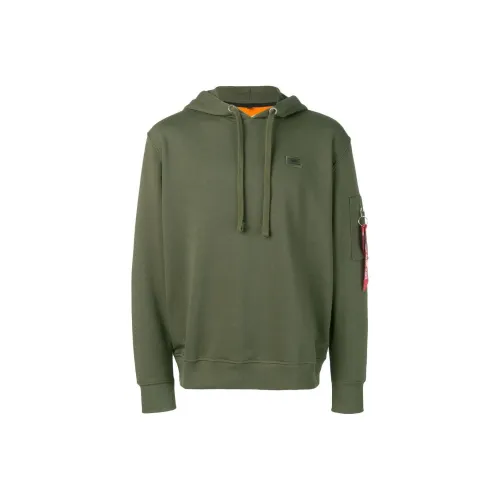 Alpha Industries Sweatshirts Men Green