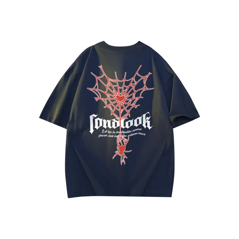 FONDLOOK T Shirt Unisex White Heather Gray-11