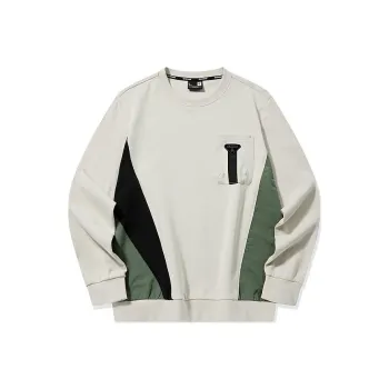 QIAODAN Sweatshirt Men's Crescent Moon Color Rockwell Tea