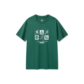 XTEP T-Shirts Unisex Vine Green