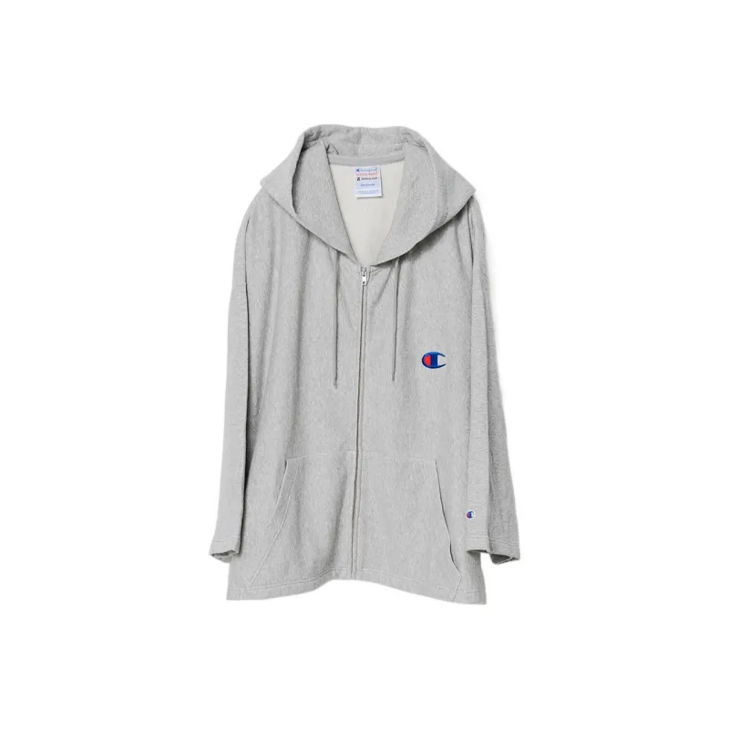 Champion X Anrealage Logo Patch Asymmetric Hoodie-0