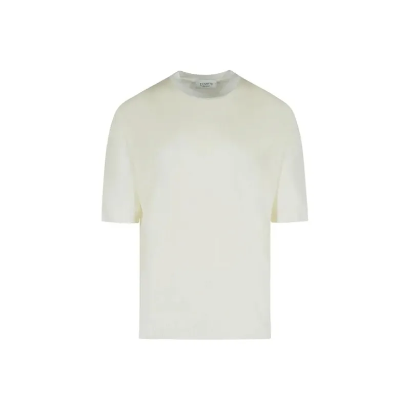 LANEUS T Shirts Men Beige-0