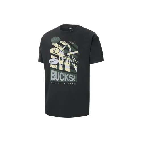 Nike Milwaukee Bucks T-Shirt Men's Black
